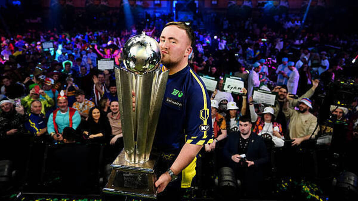 Luke Littler says watching re-run of last year’s final helped him clinch title