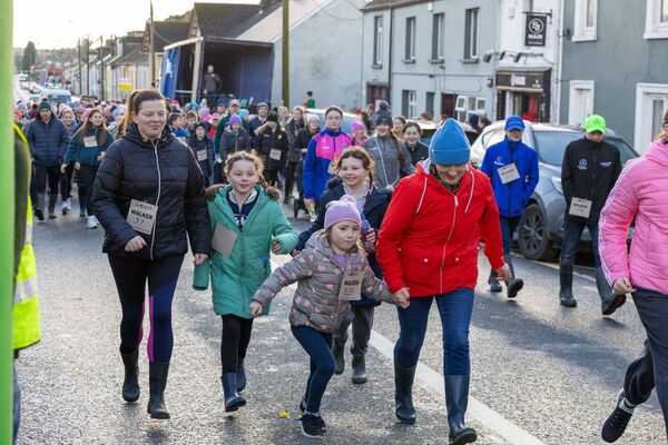 The start in the Wellie Race 2025 