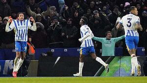 Joao Pedro dents Arsenal title hopes as Brighton earn a point