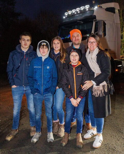 The Condell family took part in the tractor run
