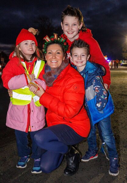 Mary Hennessy with her children Aodhán, Conn and Eimear