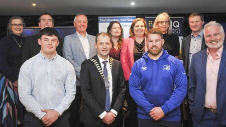 Rugby legends regale guests at annual Chamber lunch