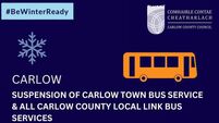 Town bus service suspended 
