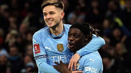 James McAtee nets hat-trick as Man City thrash neighbours Salford in FA Cup rout