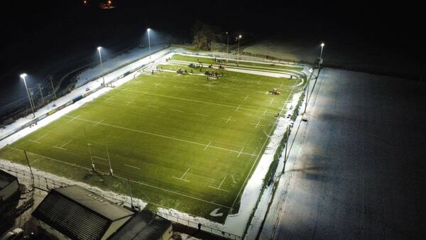 The pitch at Blackgates was cleared and ready for action