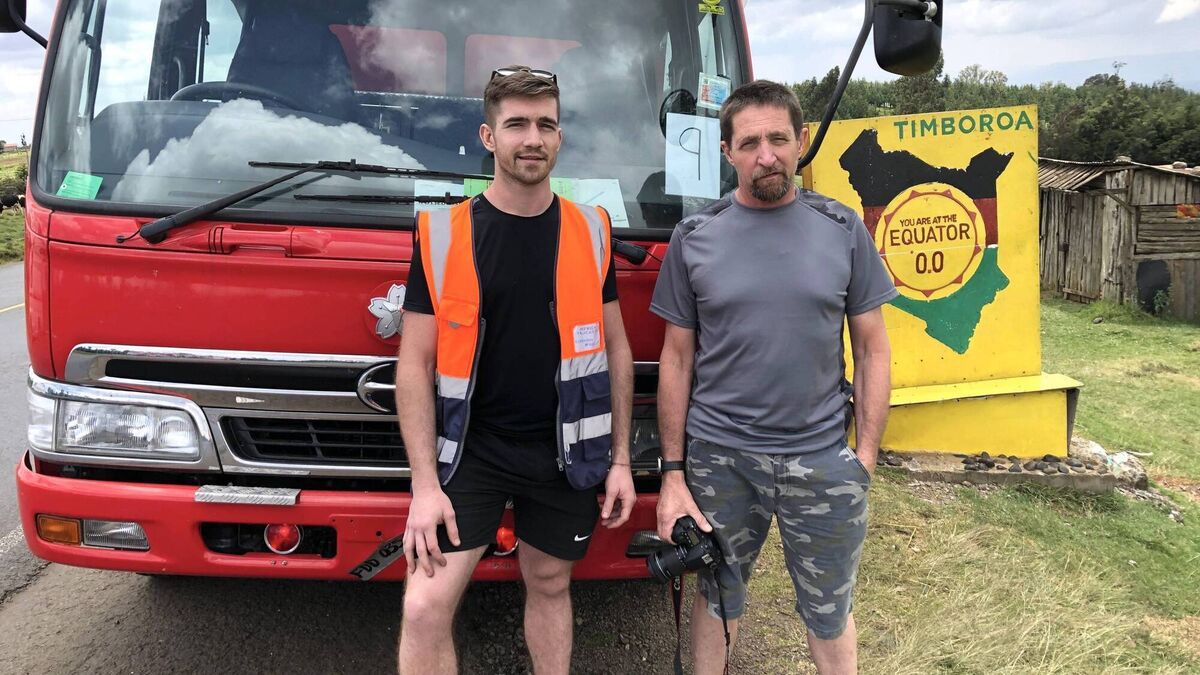 Borris man leads convoy delivering ambulances and fire engines in Africa
