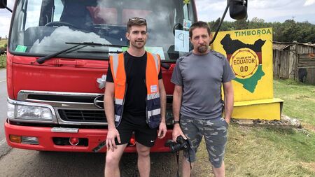 Borris man leads convoy delivering ambulances and fire engines in Africa