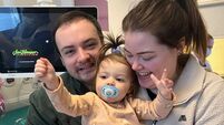 Toddler Robyn undergoes life-saving transplant