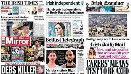 What the papers say: Wednesday's front pages