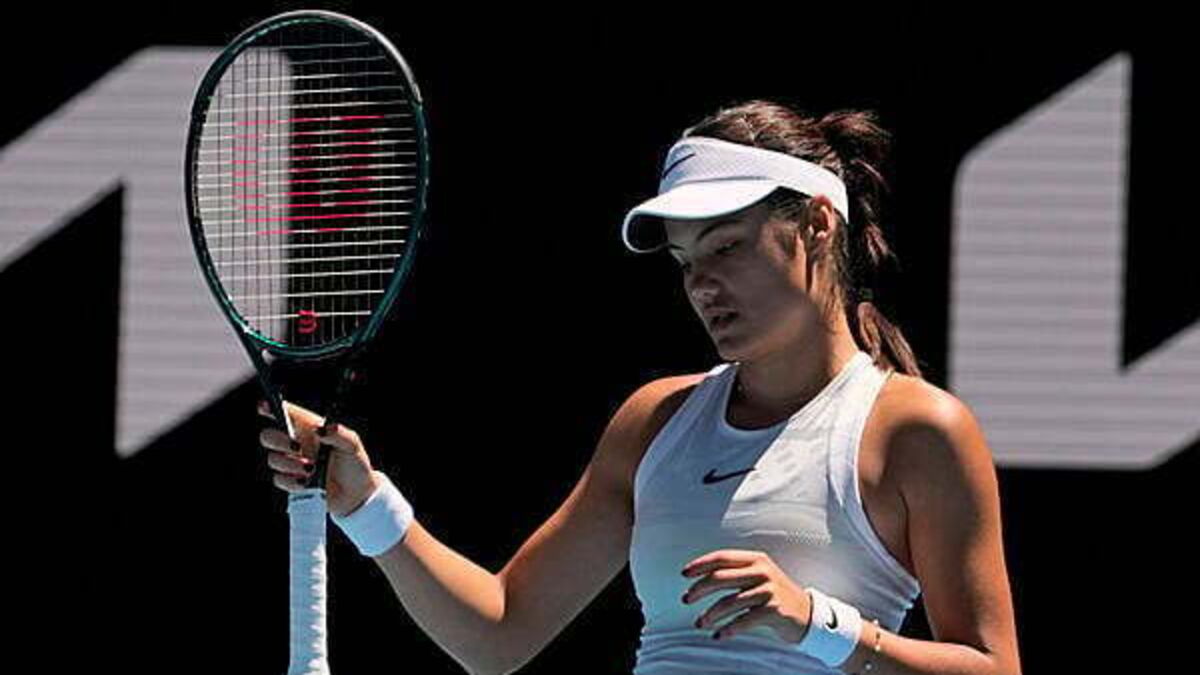 Emma Raducanu focusing on serve after ‘harsh’ loss to Iga Swiatek