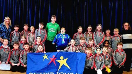 ‘Dare to Believe’ Marcus visits Ballon National School