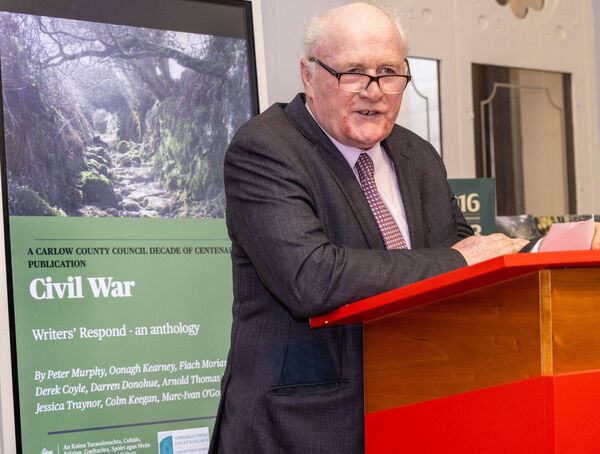 Chairman of Carlow County Council's Decade of Centenaries Committee cllr Charlie Murphy Chairman of Carlow County Council's Decade of Centenaries Committee cllr Charlie Murphy