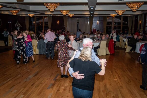 There was a great turnout for the Christmas party