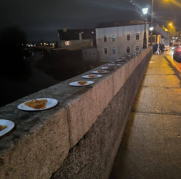 Graiguecullen Bridge was transformed into Pizza Slice Bridge Graiguecullen Bridge was transformed into Pizza Slice Bridge