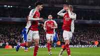 Declan Rice sets Arsenal on the way to comfortable win over Dinamo Zagreb Declan Rice sets Arsenal on the way to comfortable win over Dinamo Zagreb