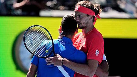 Novak Djokovic booed as he pulls out after one set of Melbourne semi-final