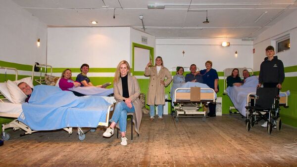 Kilquan Drama Group in rehearsals for their upcoming three-act comedy 'Stop it Nurse' 