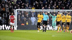 Arsenal overcome controversial Myles Lewis-Skelly red card to edge out Wolves Arsenal overcome controversial Myles Lewis-Skelly red card to edge out Wolves