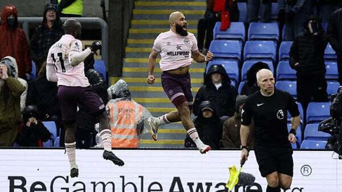 Bryan Mbeumo gets it right second time around as Brentford sting Crystal Palace