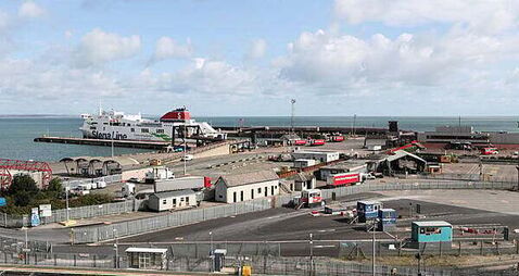 Six men found in shipping container refused entry to Ireland