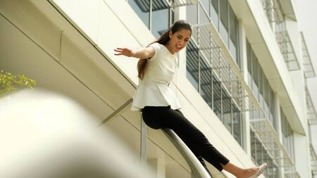 Drunk woman tried to slide down banisters in local hotel