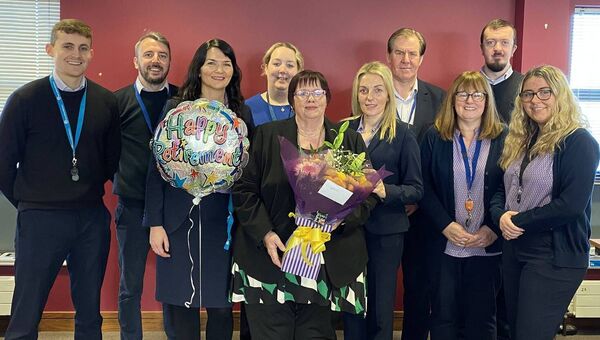 Presentations were made to Marian from colleagues and the credit union board