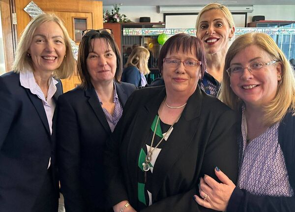 Much-loved Marian enjoyed a great send-off from colleagues at Carlow Credit Union