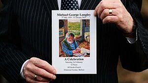 Poet Michael Longley touched souls with just a few words, funeral hears Poet Michael Longley touched souls with just a few words, funeral hears
