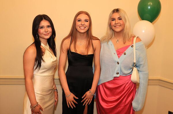 Julia Crawford ,Clodagh Bolger and Aoife Waters 