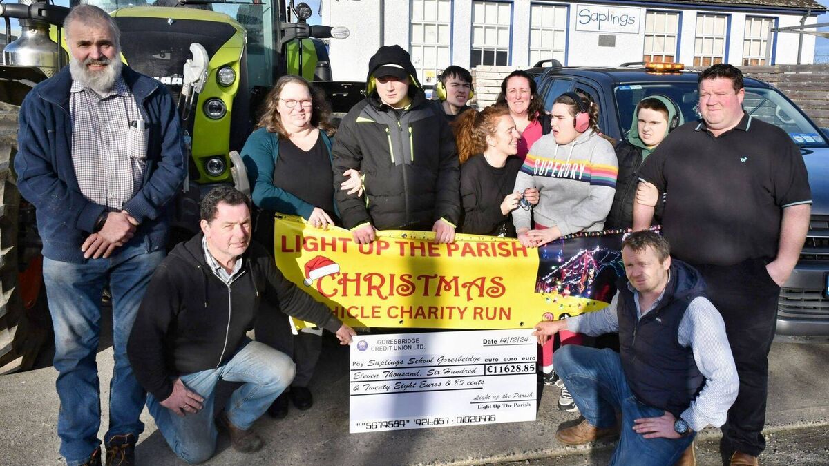 Tractor run raised almost €12k for Saplings School