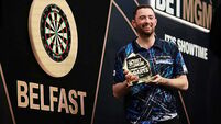 Luke Humphries powers to victory on opening night of Premier League in Belfast