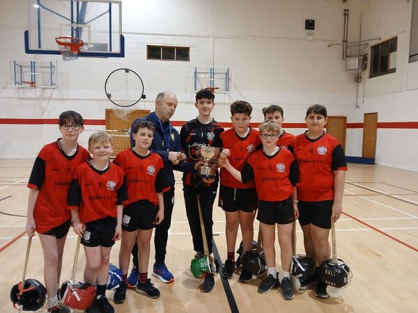 Kildavin NS boys' team, winners of the county indoor hurling schools competition held in Old Leighlin Kildavin NS boys' team, winners of the county indoor hurling schools competition held in Old Leighlin