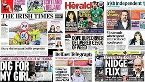 What the papers say: Saturday's front pages What the papers say: Saturday's front pages