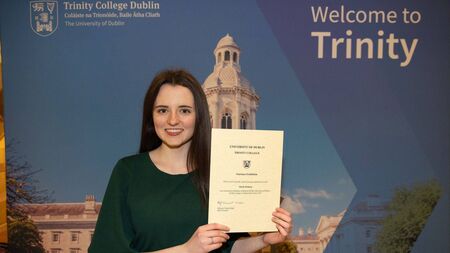 Seven Carlow students receive entrance awards from Trinity 