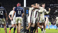 England revive Six Nations title hopes with last-gasp victory against France