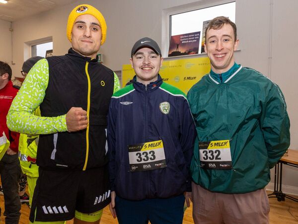 Marcin Lis, Ben Hayden and Aidan Curran
