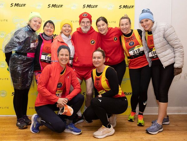 A group of runners who took part in the Bodylite 5 Miler race in Carlow