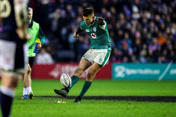  Ireland's Sam Prendergast Photo: ©INPHO/Billy Stickland