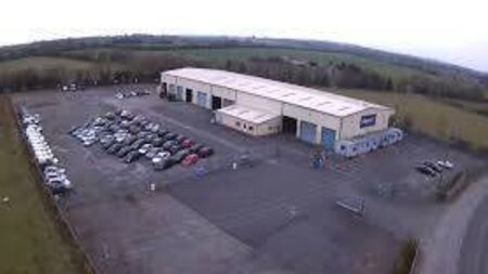 Fire at Castledermot car business