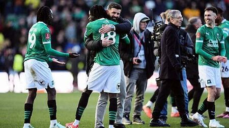 Plymouth’s reward for beating Liverpool in FA Cup is a trip to Manchester City