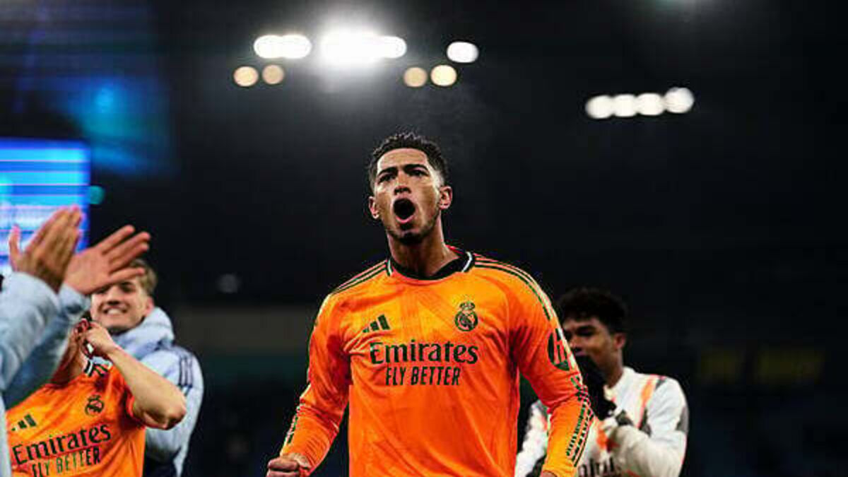 Jude Bellingham’s late strike rocks Man City as Real Madrid take first-leg lead