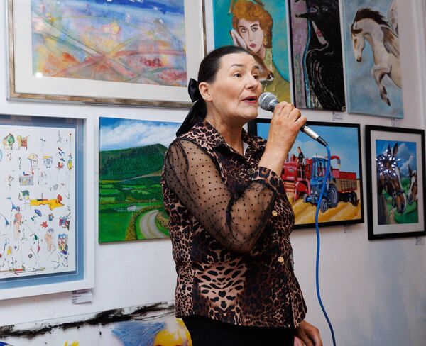 Jenny Furlong performing during the Art Bank Imbolc ‘Open Mic’ Jenny Furlong performing during the Art Bank Imbolc ‘Open Mic’