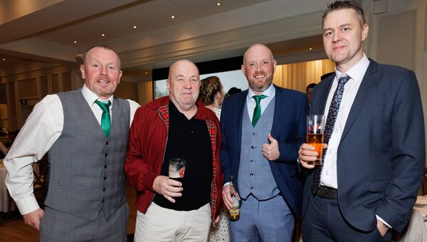 Seamus Ivers, David Hynes, Alan Walsh and John O’Brien. Photo: michaelorourkephotography.ie
