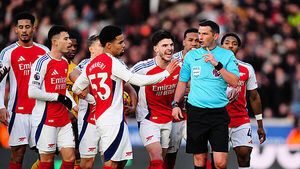Arsenal fined €78,000 for reaction to Myles Lewis-Skelly red card
