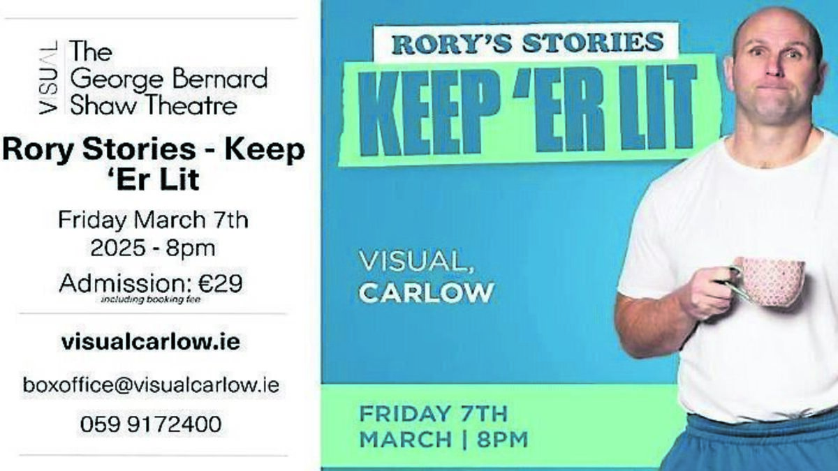 Rory is back on the road with his brand new show, ‘Keep ‘Er Lit’