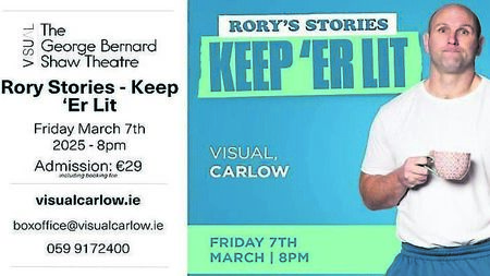 Rory is back on the road with his brand new show, ‘Keep ‘Er Lit’