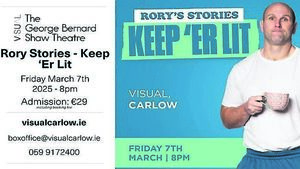 Rory is back on the road with his brand new show, ‘Keep ‘Er Lit’