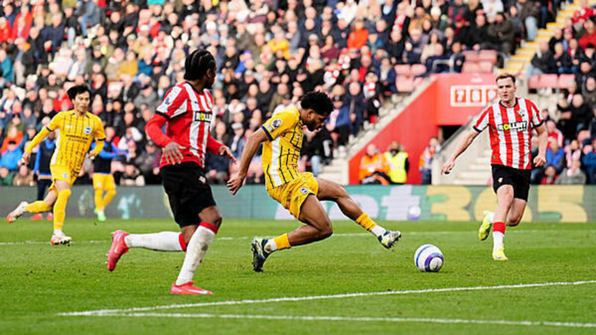 Brighton brush aside Southampton to keep European hopes on track