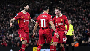 Liverpool win to strengthen grip on title race as Arsenal drop points again