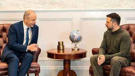 Taoiseach meets Zelenskiy ahead of Trump engagement